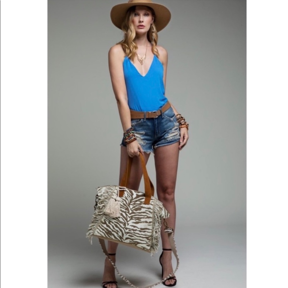 New! Ruggine Handmade Tiger Motif Bag - Picture 6 of 12